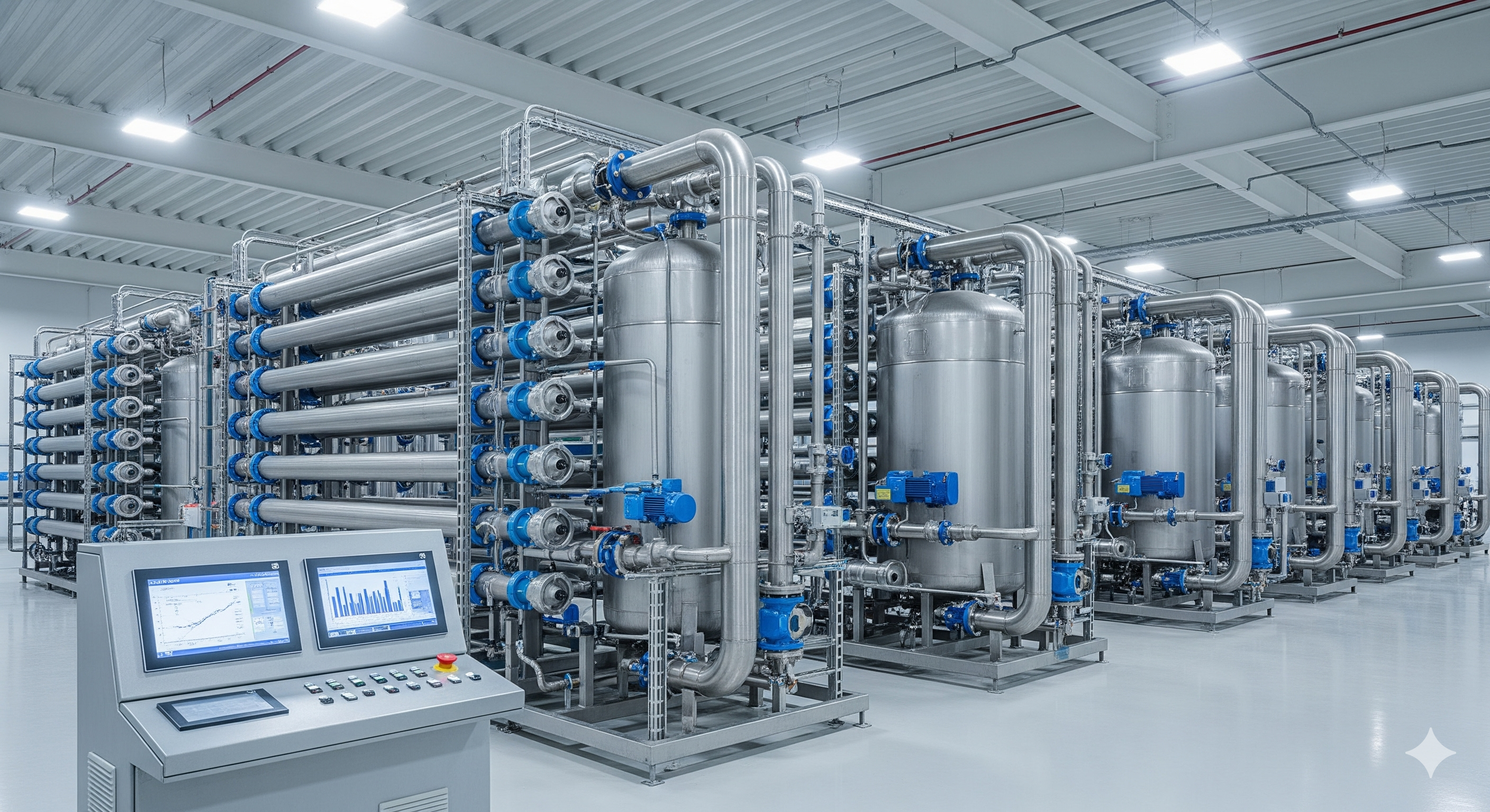 Industrial water filtration system